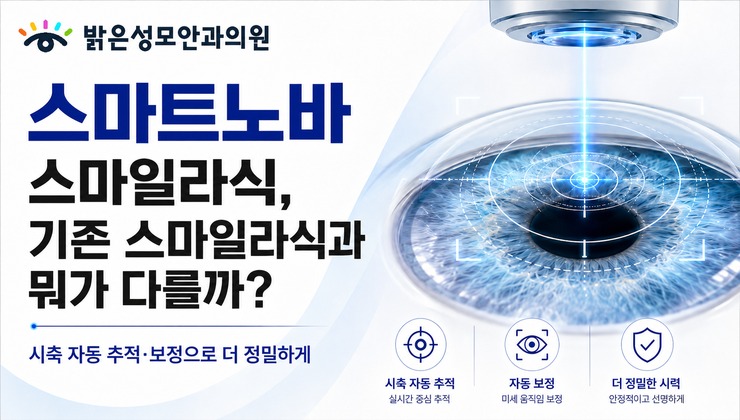 스마트노바 스마일라식, 기존 스마일라식과 뭐가 다를까? 강남안과 전문의가 답하다